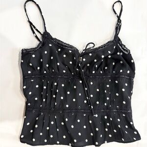 Aeropostale Black and White Bustier Camisole